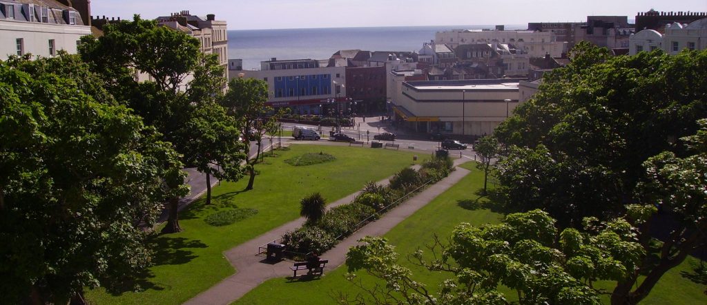 A view of the elegant Wellington Square Gardens, where English for You language school is located.