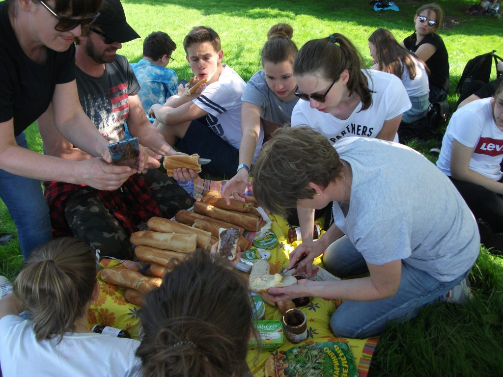 party and picnic for students