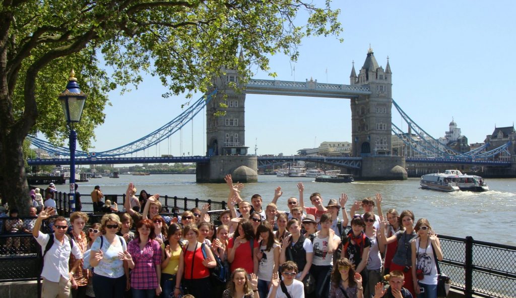 Visiting Tower Bridge in London