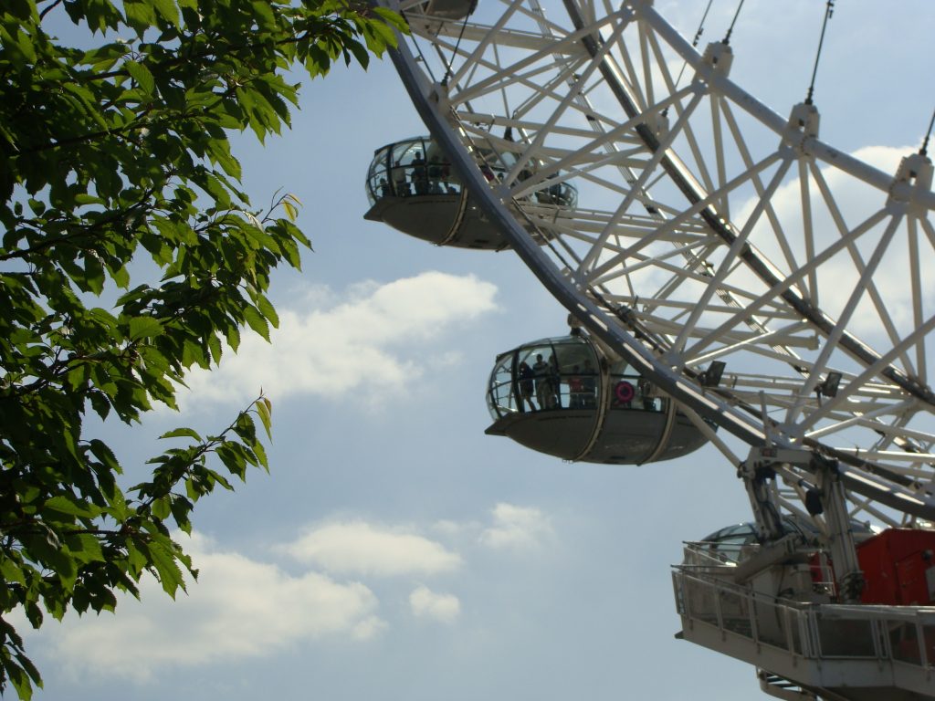 Visit London and go on the London eye