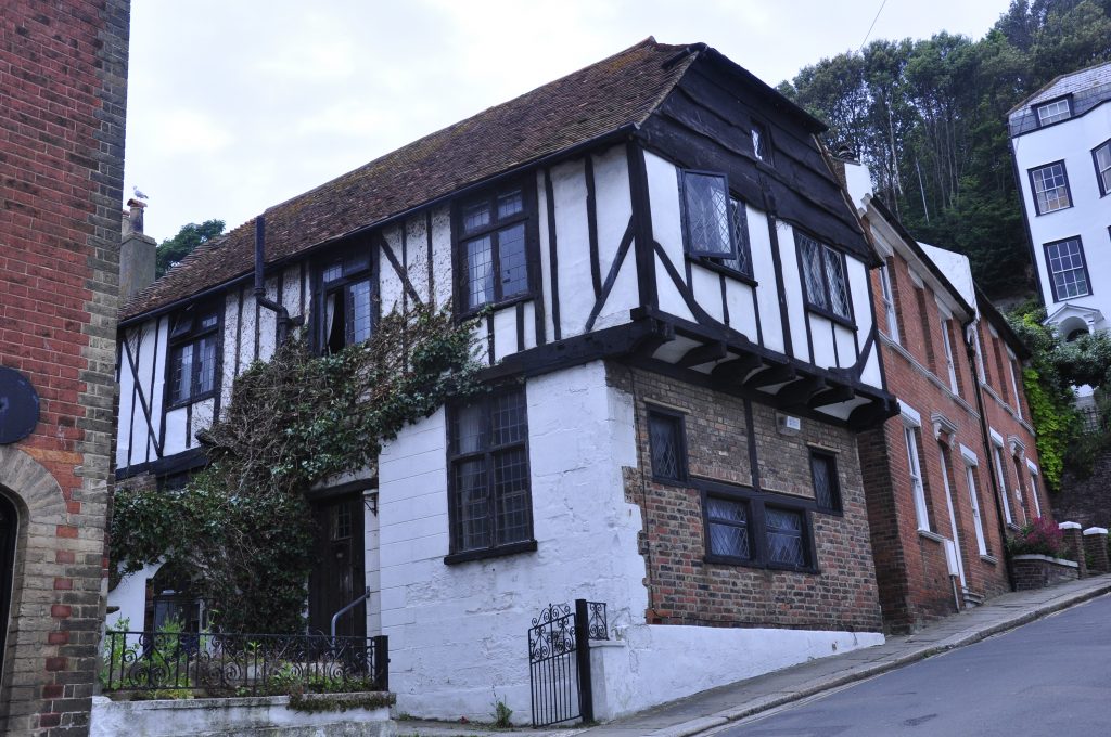 Traditional tudor architecture in Hastings.