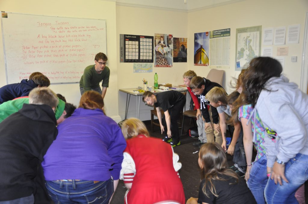 Children learning English in the UK